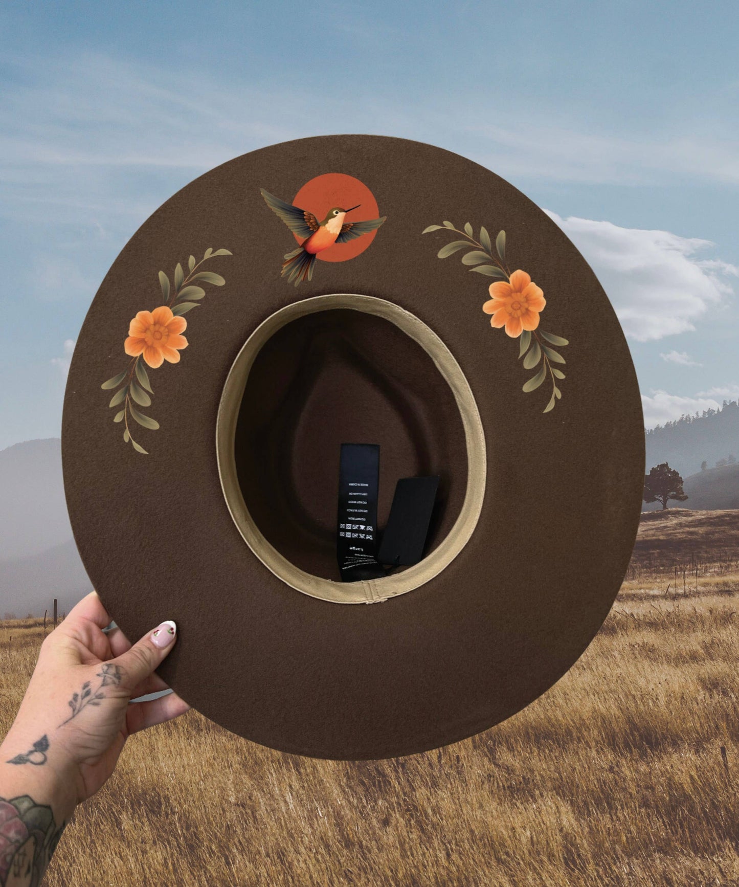 The Marie: 100% Australian Wool Rancher Fedora