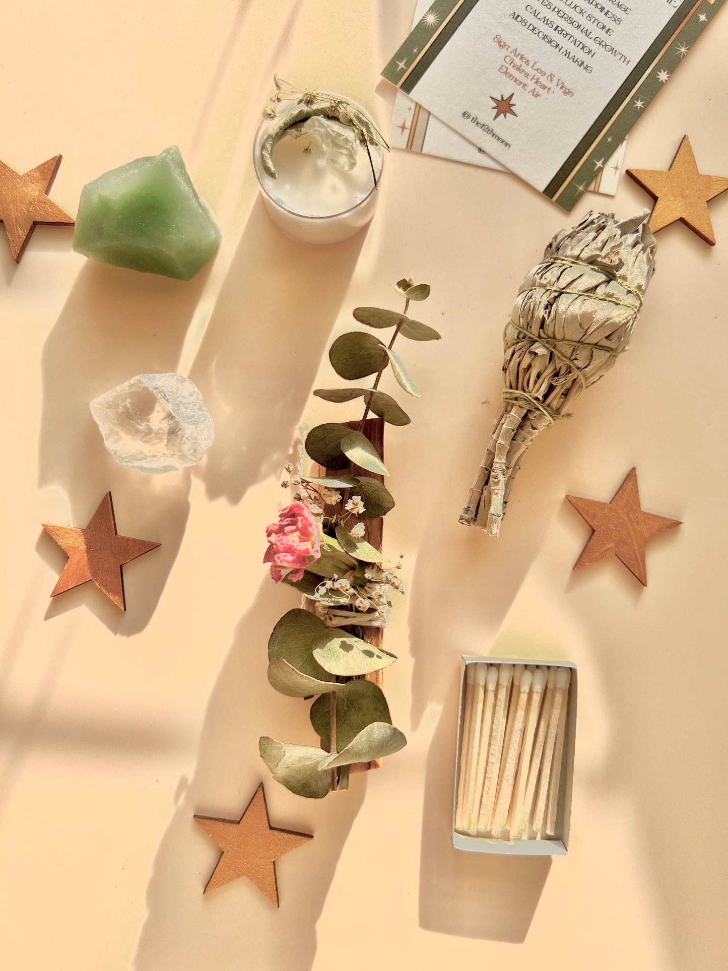 ABUNDANT AURA Ritual Kit - Smoke Cleansing: PET Plastic Box