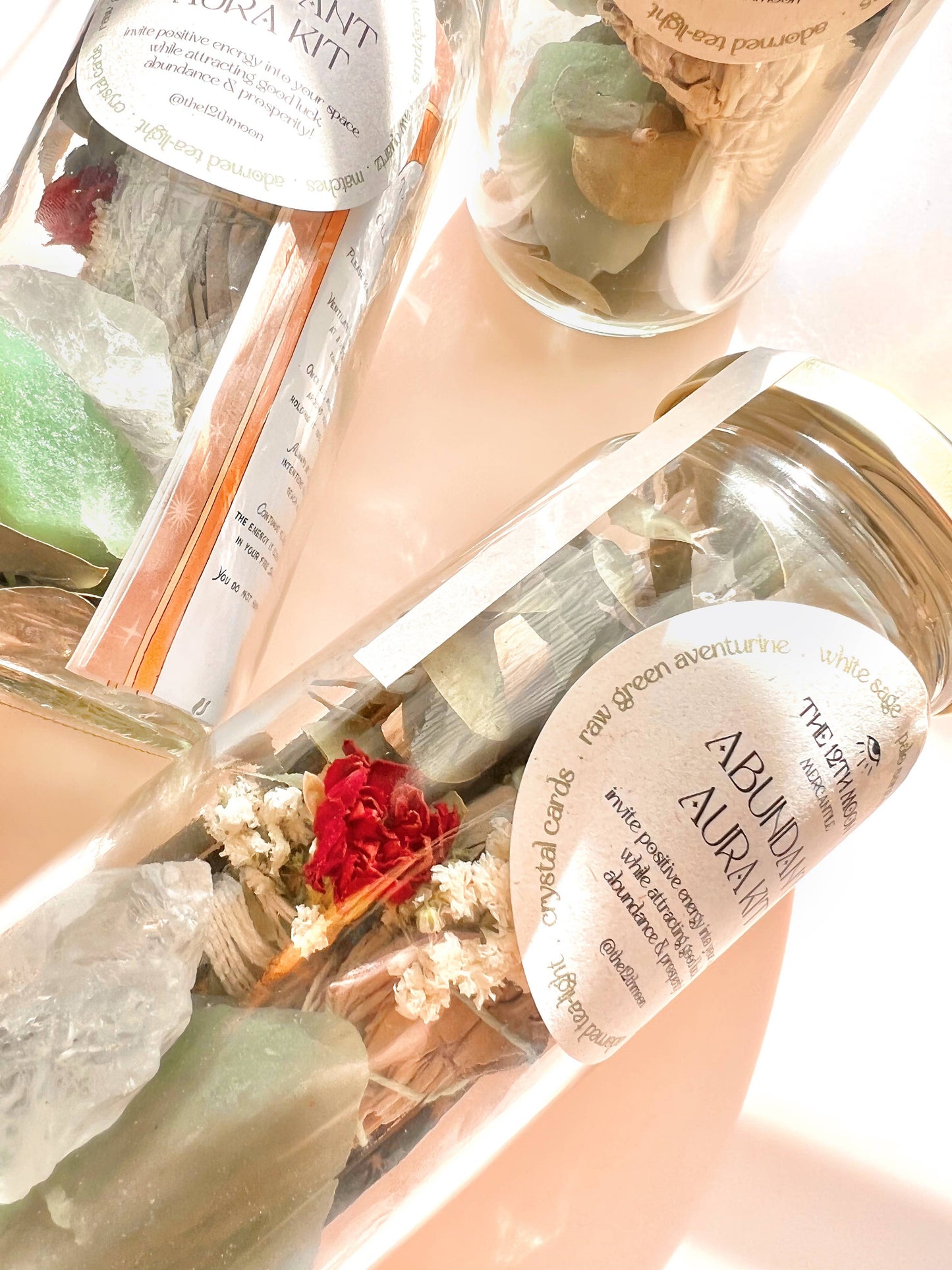 ABUNDANT AURA Ritual Kit - Smoke Cleansing: PET Plastic Box