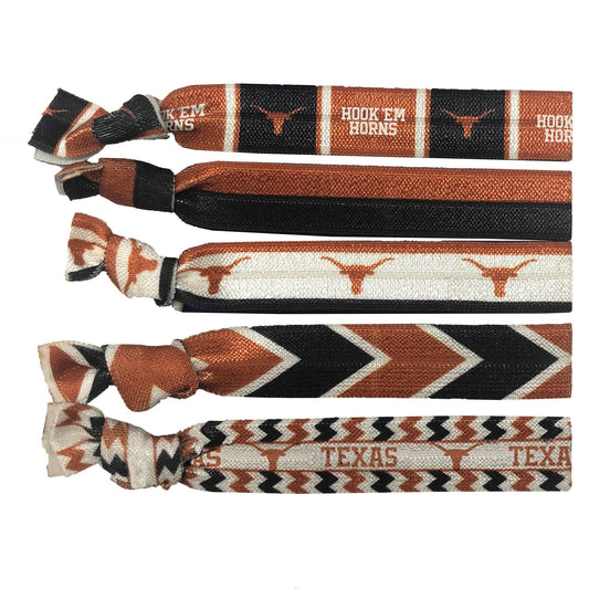 NCAA Texas Longhorns Knotted Hair Tie