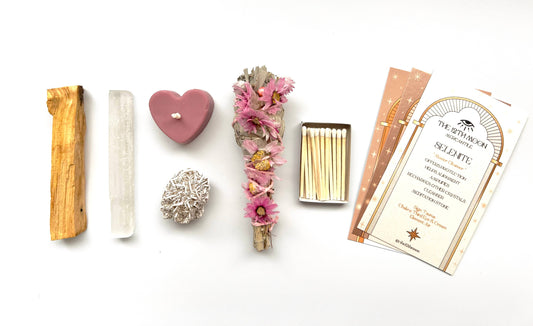 GODDESS INTENTION KIT - Self-Care Ritual Kit - Gifting: Re-Usable Glass Jar