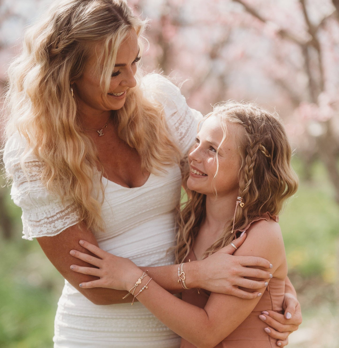 Mother / Daughter Hair Tie Bracelets
