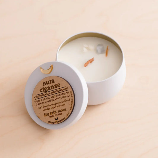 AURA CLEANSE Coconut Wax Candle - Aromatherapy - Fragrance