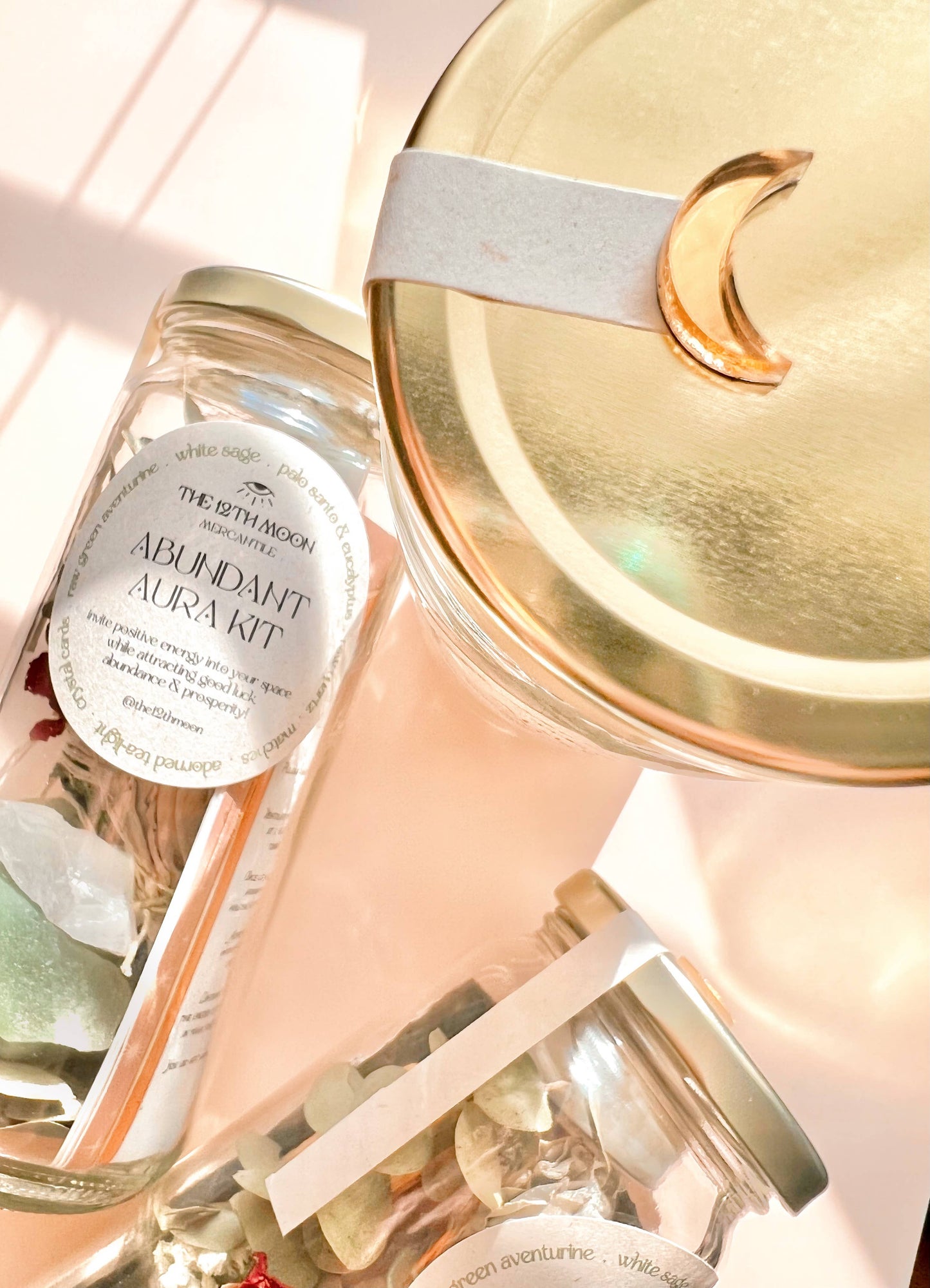 ABUNDANT AURA Ritual Kit - Smoke Cleansing: PET Plastic Box