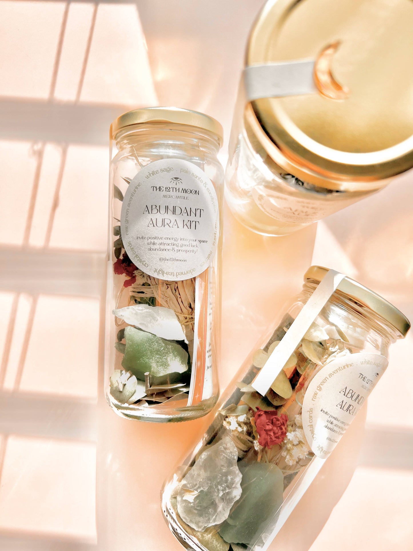 ABUNDANT AURA Ritual Kit - Smoke Cleansing: PET Plastic Box