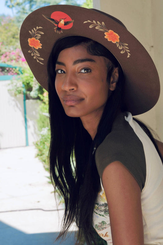 The Marie: 100% Australian Wool Rancher Fedora